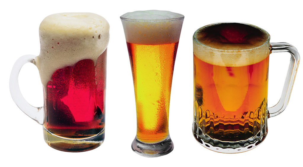 Light colored beers