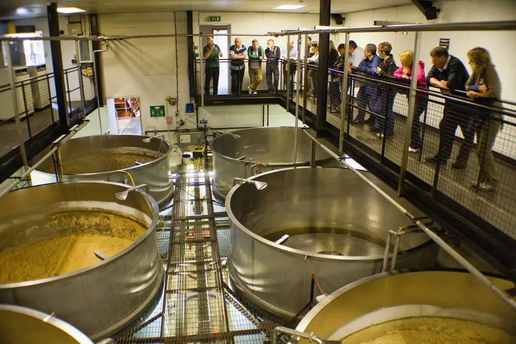 Stages of Beer Fermentation - Stages Of Beer Fermentation Open Fermenters At Black Sheep Brewing In The UK