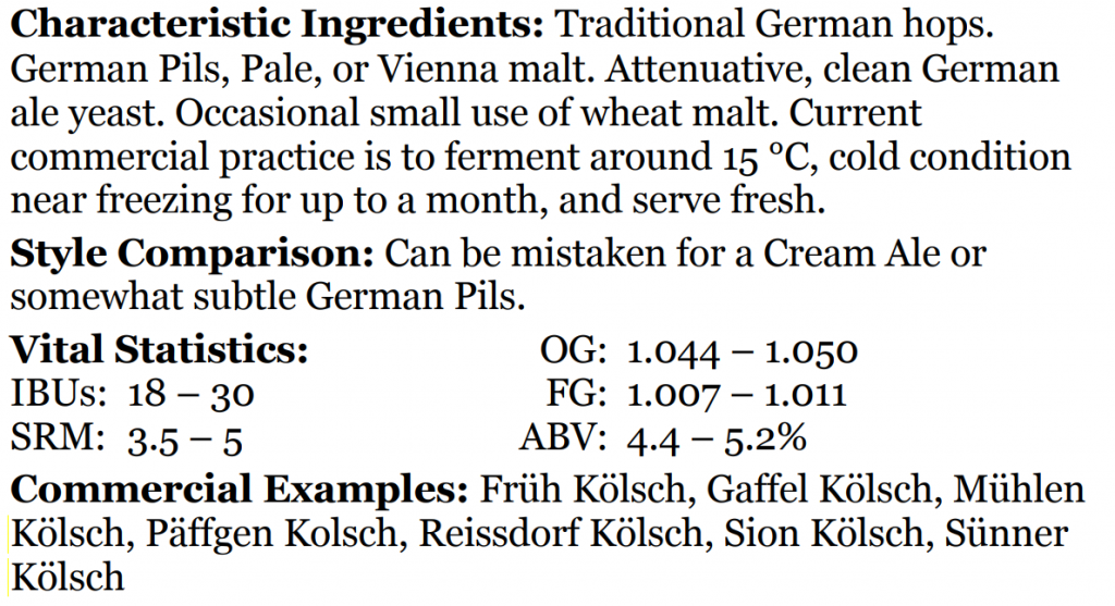 What Beers to Brew in the Summer - Kölsch